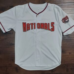 Washington Nationals Baseball Jersey Sewn Stitched XL W